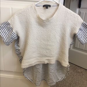J.Crew crop top blouse